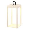 Telbix Sotra Modern Table Desk Lamp Light Aluminium Beige Sand