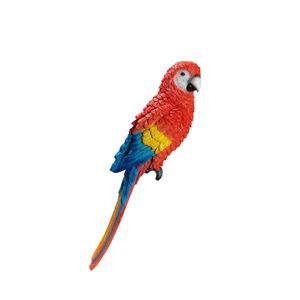 Northcote Pottery 31cm Hanging Parrot Red Garden Ornament