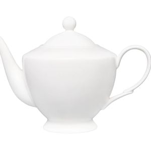 Maxwell & Williams Basics Porcelain Classic Teapot W/ Infuser 1l White