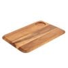 Olympia Rounded Acacia Presentation Board Serving Tray With 70mm Recess 340x240mm