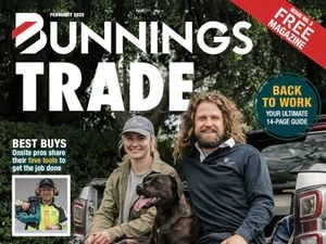 Bunnings Magazine cover for Trade Feb 2025 edition