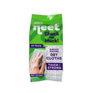 SABCO Neet Surface Dusting Dry Wipes - 20 Pack