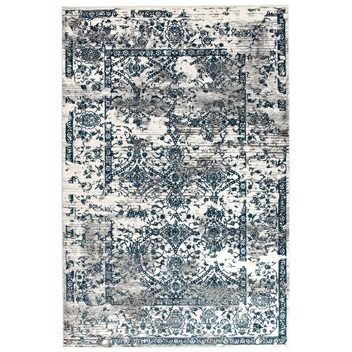 The Rug Connection Chic 1734 White 290x200cm - Large Pet Friendly Indoor Floor Rug
