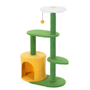 Happy Tails Flower Novelty Cat Tower