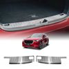 Rear Bumper Guard For Mazda Cx-60 Cx60 2023-onwards Silver Boot Trunk Step Panel Protector Plate Accessories