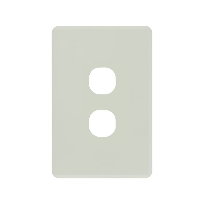 DETA Antique White S-Line 2 Gang Switch Cover Plate