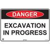 Pinnacle 600 x 400mm Poly Danger Excavation In Progress Sign