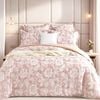 Renee Taylor Aura Jacquard European Square Pillowcase 65x65cm Blush