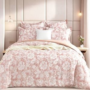 Renee Taylor Aura Jacquard European Square Pillowcase 65x65cm Blush