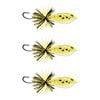3x Rapala 4.5cm BX Skitter Frog Topwater Fishing Lures - Live Leopard Frog