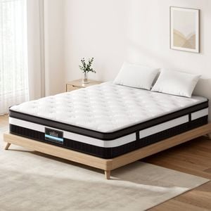 Giselle Queen Euro Top Egg crate foam Knitted fabric 30cm Mattress Pocket spring