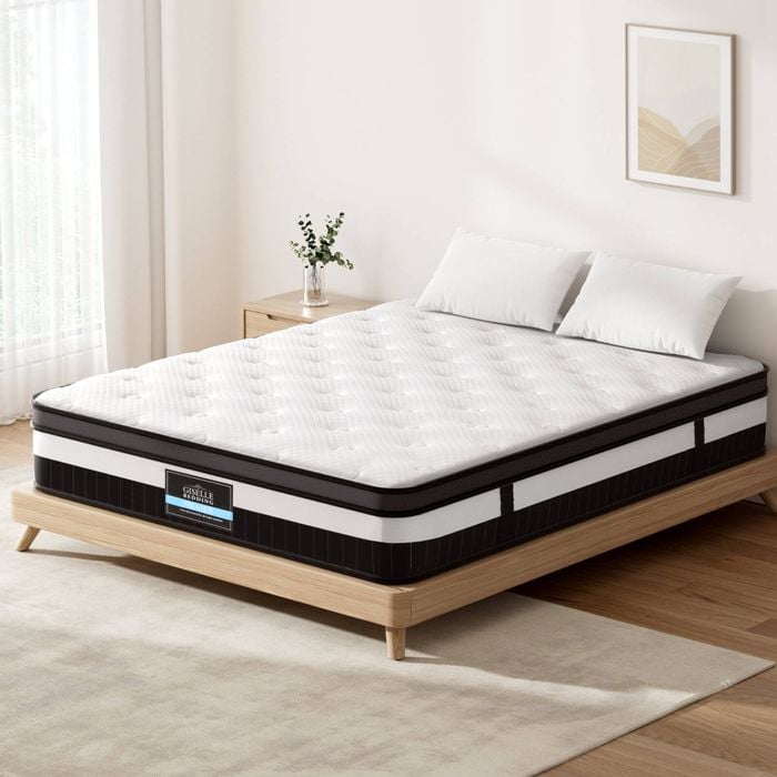 Giselle Queen Euro Top Egg crate foam Knitted fabric 30cm Mattress Pocket spring
