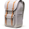 Herschel 30L Little America Backpack  w/ 15" Laptop Sleeve in Light Grey Crosshatch