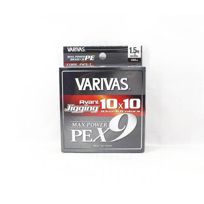 Varivas Avani Jigging Max Power 10 x 10 x9 Braid Fishing Line 300m 33lb
