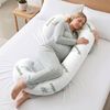 Giselle Bedding Pregnancy Pillow C-Shaped Maternity Pillow Bamboo Cover