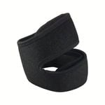 NNEOBA 2pcs Adjustable Patella Knee Support Brace Dual Strap Protector Black