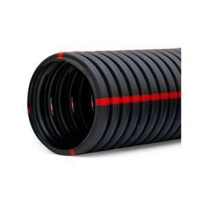 Marley 110mm x 100m Drainflo Corrugated Drainage Pipe Heavy Duty With Filtersock
