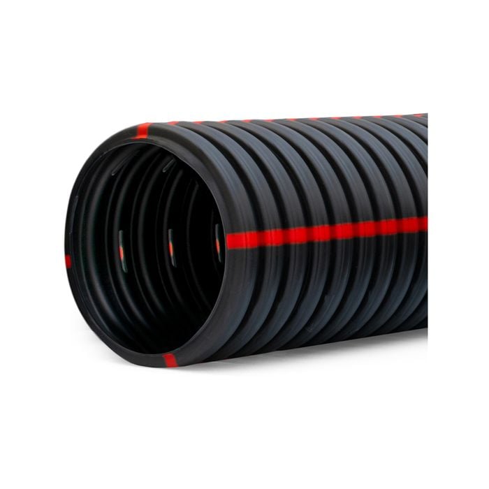 Marley 110mm x 100m Drainflo Corrugated Drainage Pipe Heavy Duty With Filtersock