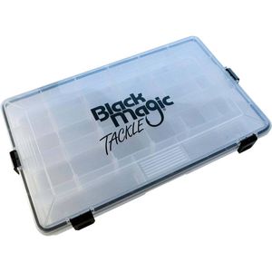 Black Magic Waterproof Fishing Tackle Storage Box Tray Large