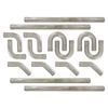 16 Pc Universal Dual Exhaust Mandrel Bend Kit, 3 inch