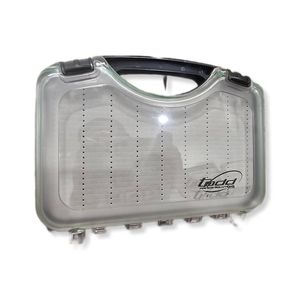 EJ Todd Clear Double Side Fly Fishing Slit Foam Lure Tackle Storage Box