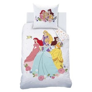 Disney Princess Ball Cotton Quilt Cover Set - Single Bed Size