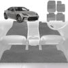 6D Diamond Car Floor Mats for Toyota GR86 2022-Current-Full Set-Grey-Outback GT
