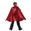Superman Cape for Kids Deluxe Satin with Embroidered Logo Official DC, 6-PLUS