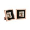Nicola Spring Shadow Box Frames - 8 x 8" with 4 x 4" Mount - Light Wood - Pack of 2
