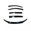 Black Bonnet Protector & Weathershields Stone Chip Guard For Honda Accord 2013-2017