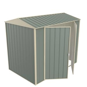 Build-a-Shed 1.5 x 2.3 x 2.3m Gable Double Hinged Side Door Shed - Green