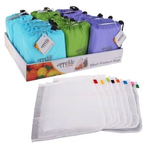 Appetito Reusable Produce Bags - Set of 8