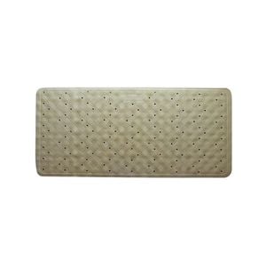 Rubber Bath Mat 34 X 74cm- Beige