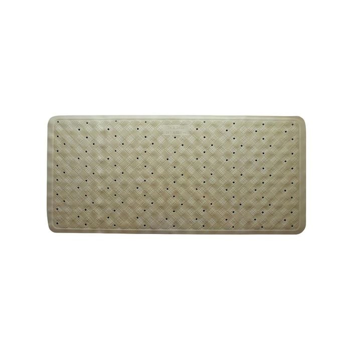 Rubber Bath Mat 34 X 74cm- Beige
