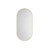 Attica 1200 x 600mm Brushed Gold Nobu Pill Framed Mirror