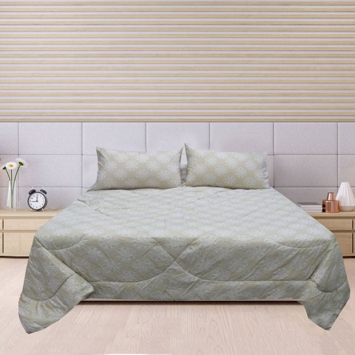 3 Pce Marco Polo Printed Comforter Set Saturn King