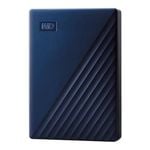 WD My Passport For MAC 6TB Hard Drive - Midnight [WDBK6C0060BBL-WESN]