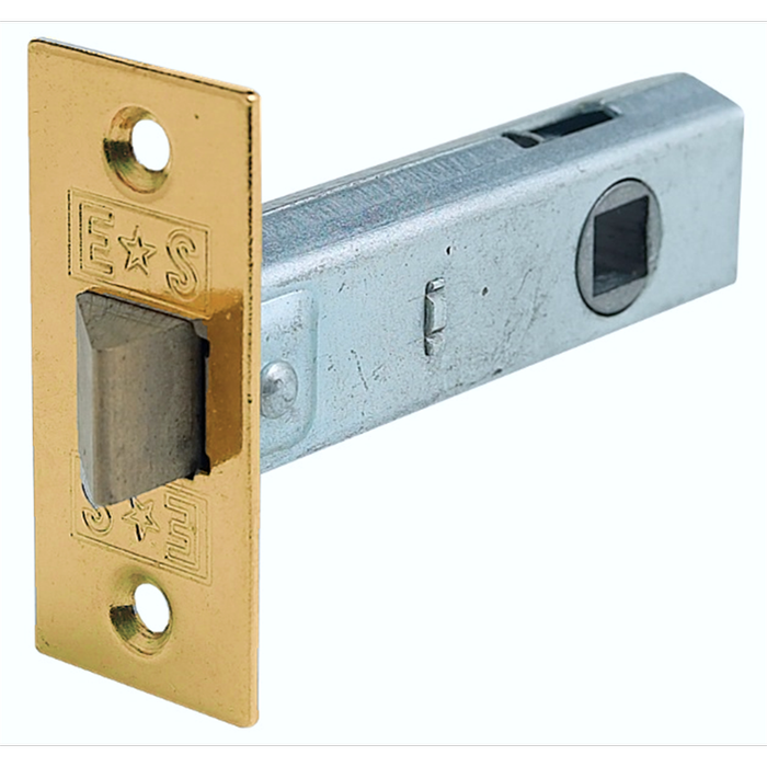 Windsor Brass 57mm Polished Brass Tubular Latch Backset