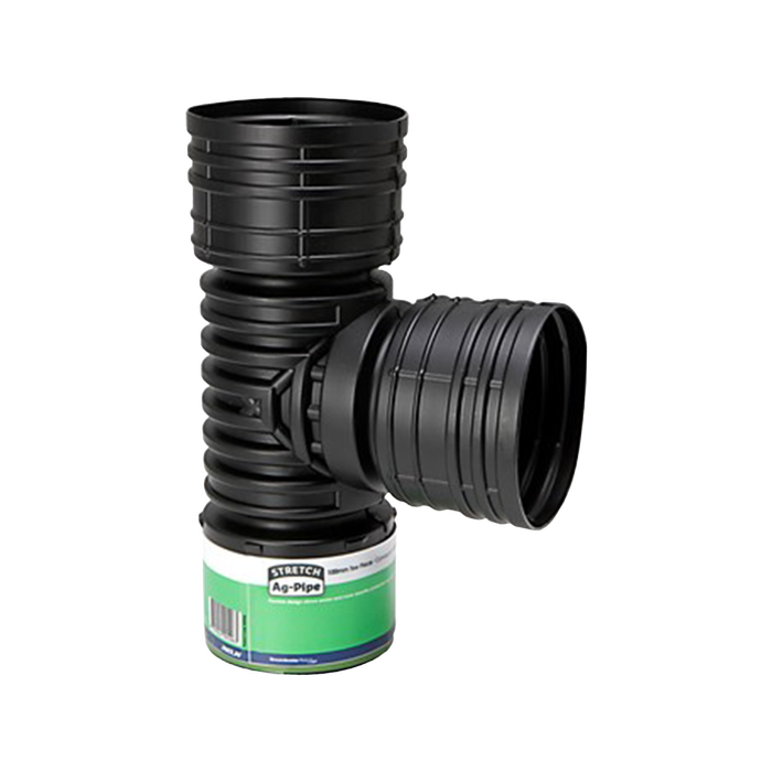 Reln Stretch Ag-Pipe 100mm Tee Piece