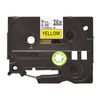 Brother TZE-FX621 - 9MM BLACK ON YELLOW FLEXIBLE TZ TAPE