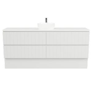 New England Joinery 1800mm Splendor Centre Basin SilkSurface Top Floor Standing Vanity