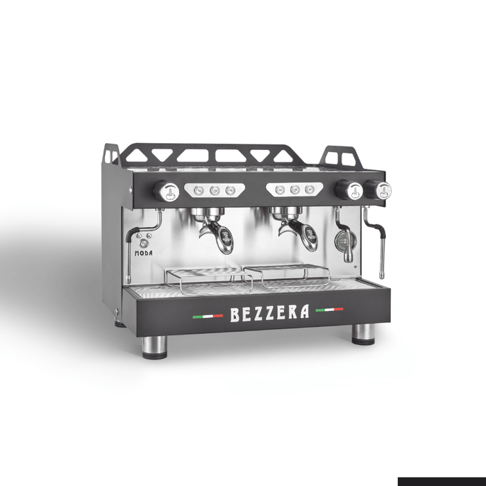 Bezzera Moda De 2 Group Espresso Machine Black Modade2b