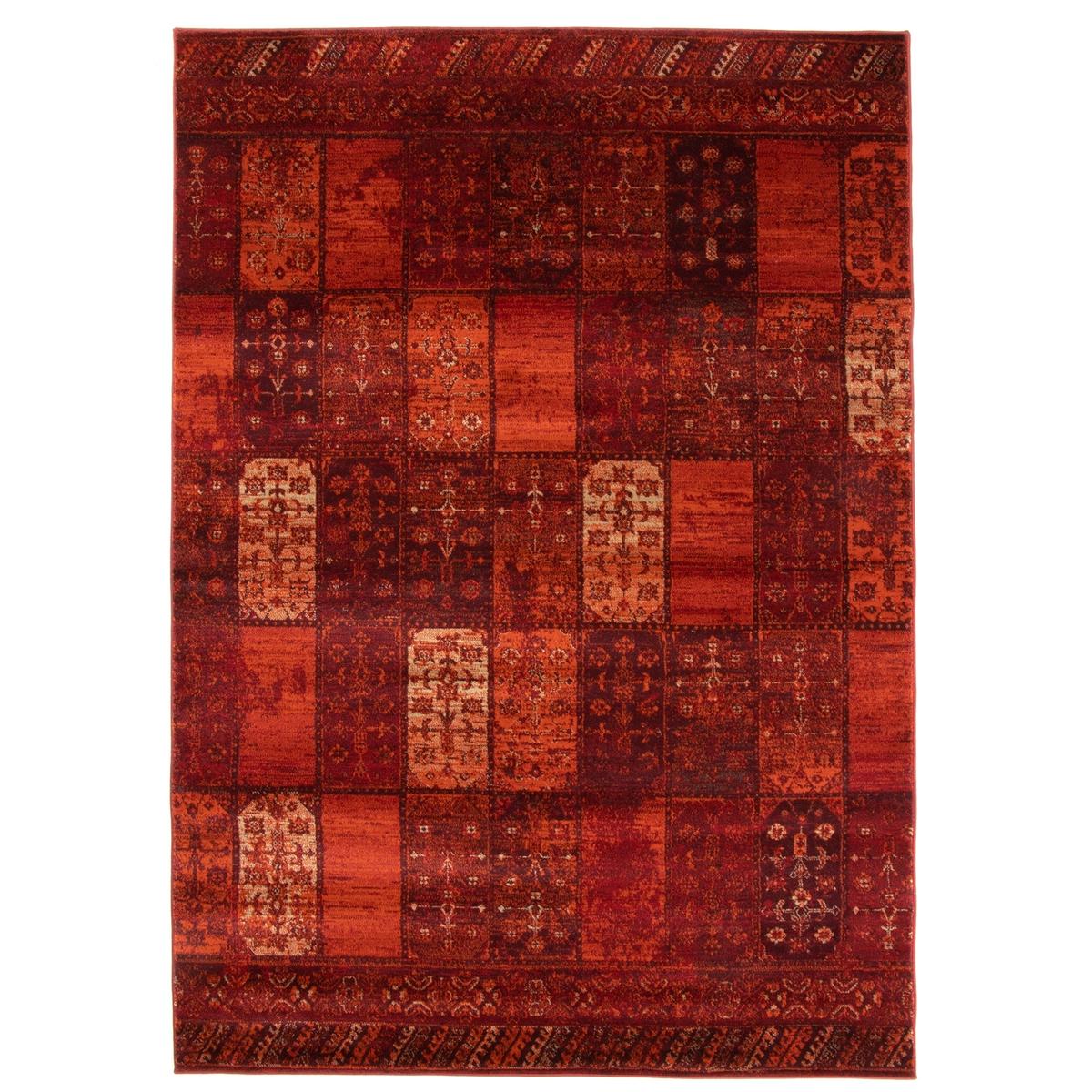 The Estate Collection 240 x 330cm Red Panel Romantic Rug - Bunnings ...