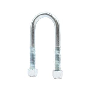 Sunrise U-bolts With Nyloc Nut 1/2" Zinc - 39mm Round, 115mm - Ub39r115z