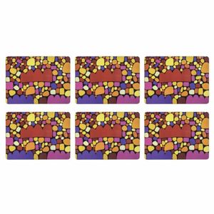 Ashdene Puli Puli Placemat 6 Pack - Graphite