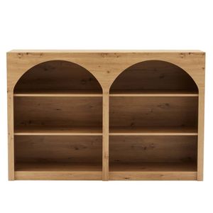 Big Lot 160cm Artisian Oak Claire Low Bookcase
