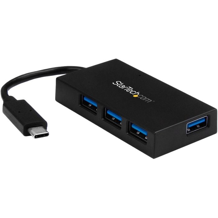 StarTech.com 4 Port USB C Hub - USB-C to 4x USB-A (USB 3.0/3.2 Gen 1 SuperSpeed 5Gbps)