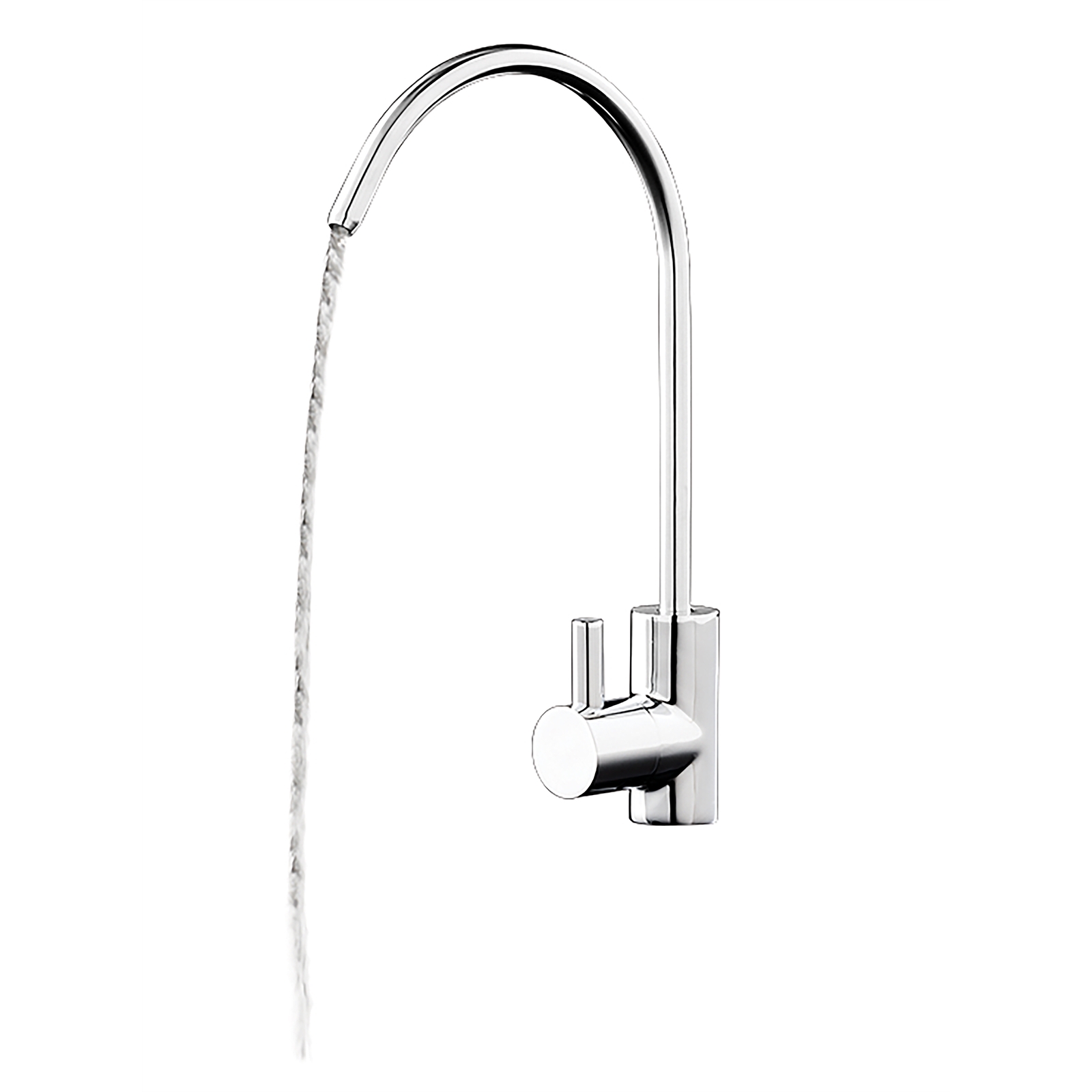 Aquaport Chrome Curved 1 Way Filtered Water Mixer product image