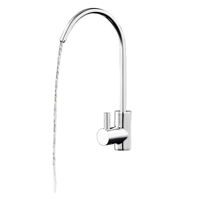 Aquaport Chrome Curved 1 Way Filtered Water Mixer