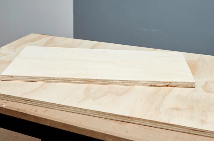 Two thick sheets of plywood